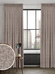 Porcini Brown Venire Made to Measure Curtains - Image 1 of 9