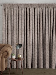 Porcini Brown Venire Made to Measure Curtains - Image 2 of 9