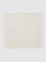 Reiss Ivory Lou 100% Cashmere Pointelle-Knit Blanket - Image 4 of 6