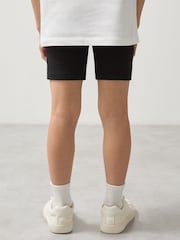 Reiss Black Sophia 9-13 yrs McLaren F1 Team Ribbed Cycle Shorts - Image 4 of 6