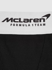 Reiss Black Sophia 3-9 yrs McLaren F1 Team Ribbed Cycle Shorts - Image 6 of 6