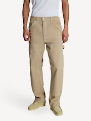 Stan Ray Brown Loose Fit Double Knee Joggers - Image 1 of 7