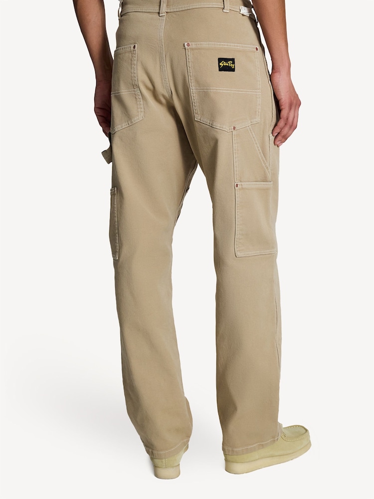 Stan Ray Brown Loose Fit Double Knee Joggers - Image 2 of 7