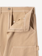 Stan Ray Brown Loose Fit Double Knee Joggers - Image 7 of 7