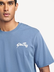 Stan Ray Navy Blue OG Logo Cotton T-Shirt - Image 5 of 7