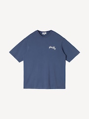 Stan Ray Navy Blue OG Logo Cotton T-Shirt - Image 6 of 7