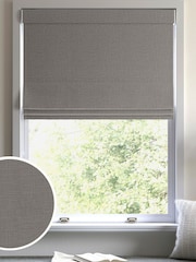 Smoke Grey Nikki Made to Measure Roman Blind - Image 1 of 6