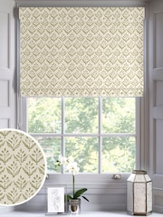Olive Green Res Made to Measure Roman Blind - Image 1 of 6