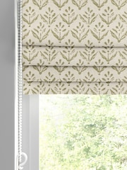 Olive Green Res Made to Measure Roman Blind - Image 2 of 6