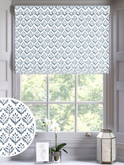 Midnight Blue Res Made to Measure Roman Blind - Image 1 of 6