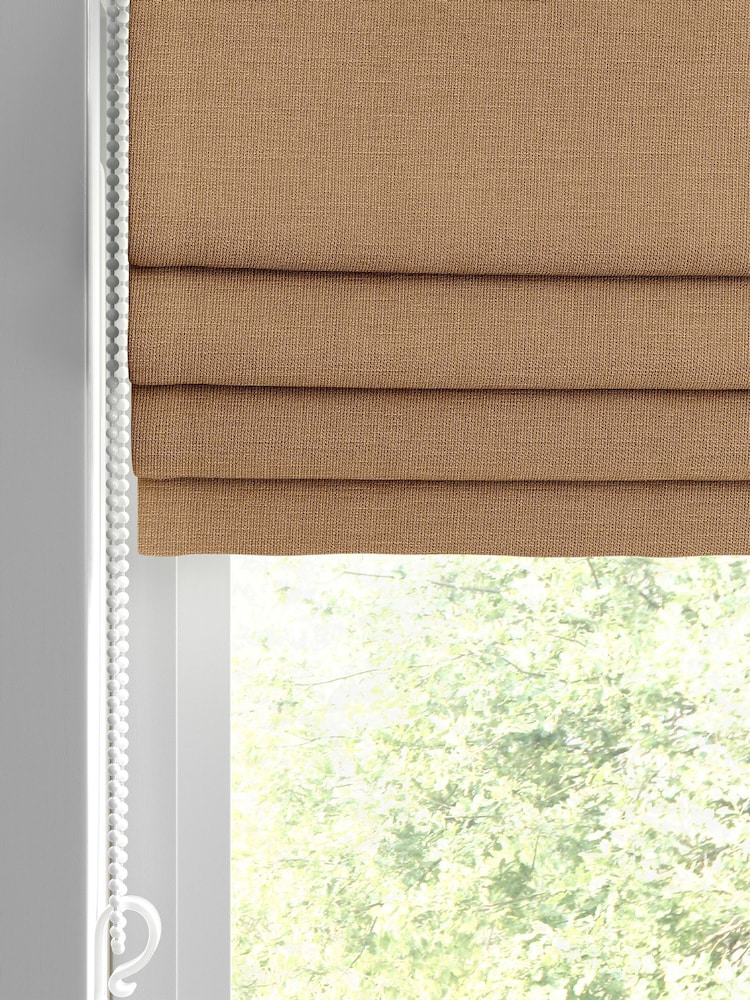 Fawn Natural Nikki Made to Measure Roman Blinds - Image 2 of 6
