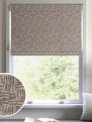 Porcini Brown Venire Made to Measure Roman Blind - Image 1 of 6