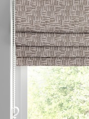 Porcini Brown Venire Made to Measure Roman Blind - Image 2 of 6