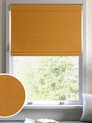 Ochre Yellow Nikki Made to Measure Roman Blind - Image 1 of 6