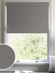 Silver Grey Nikki Made to Measure Roman Blind - Image 1 of 6