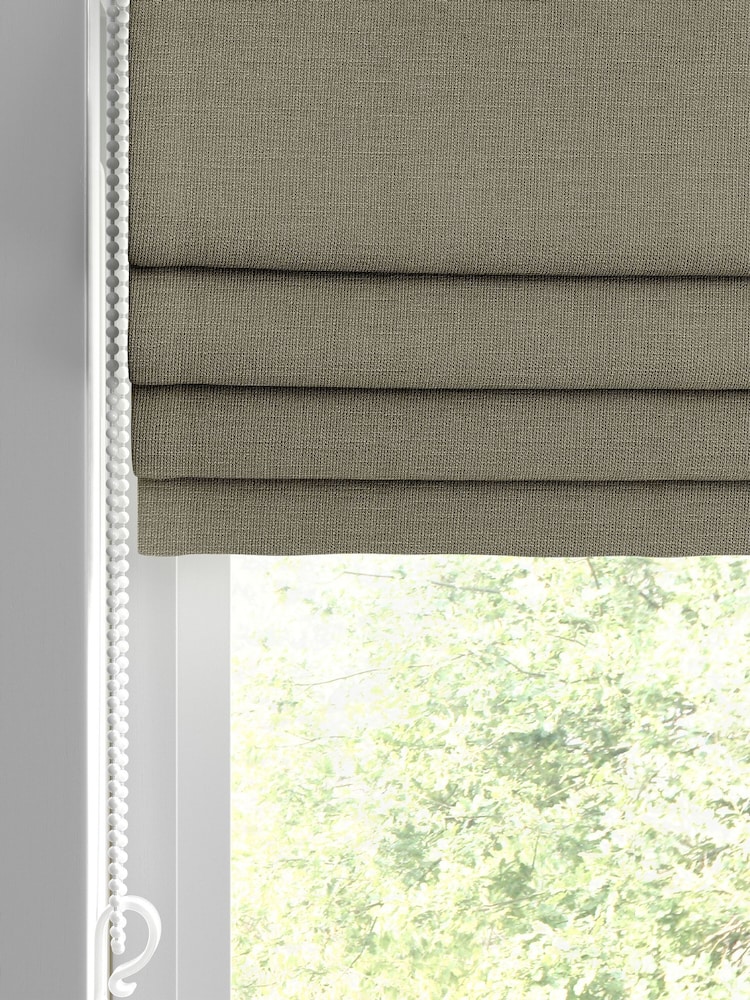 Olive Green Nikki Made to Measure Roman Blind - Image 2 of 6