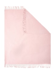 BHS Blush Chenille Throw - Image 2 of 4