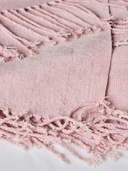 BHS Blush Chenille Throw - Image 3 of 4