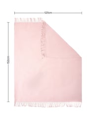 BHS Blush Chenille Throw - Image 4 of 4