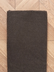 BHS Grey Teddy Fleece Throw - Image 2 of 4