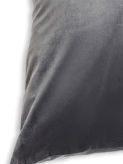 BHS Silver Velour Cushion - Image 4 of 4