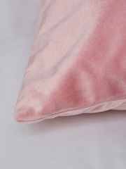 BHS Blush Velour Cushion - Image 2 of 4