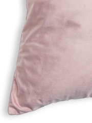 BHS Blush Velour Cushion - Image 4 of 4