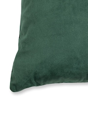 BHS Green Velour Cushion - Image 2 of 4