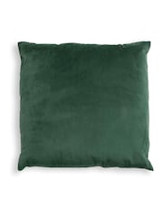 BHS Green Velour Cushion - Image 3 of 4