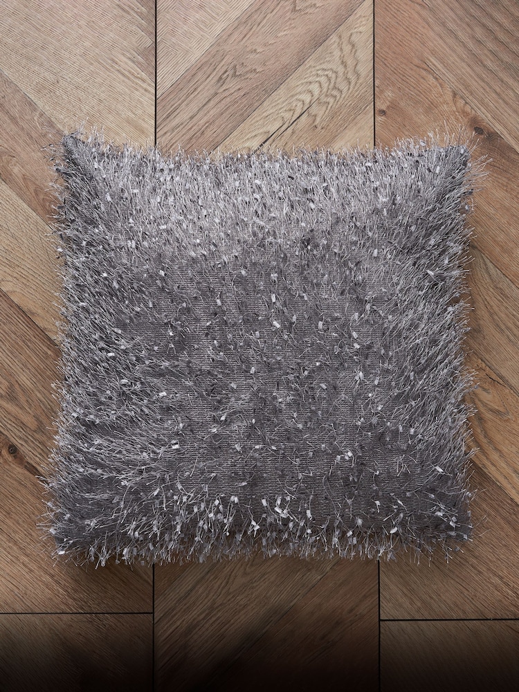 BHS Silver Pollyanna Cushion - Image 2 of 4