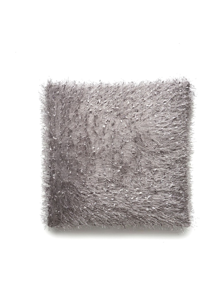 BHS Silver Pollyanna Cushion - Image 4 of 4 BHS Silver Pollyanna Cushion - Image 4 of 4