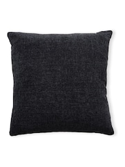 BHS Charcoal Chenille Cushion - Image 4 of 4