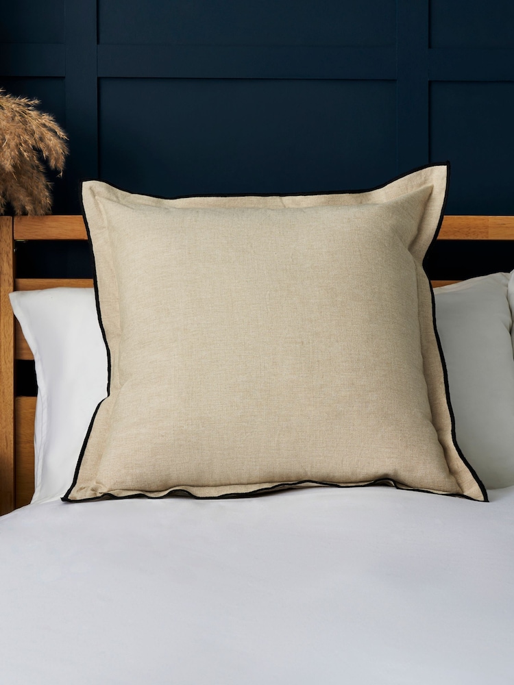 BHS Cream Pierre Cushion - Image 1 of 4