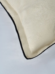 BHS Cream Pierre Cushion - Image 2 of 4