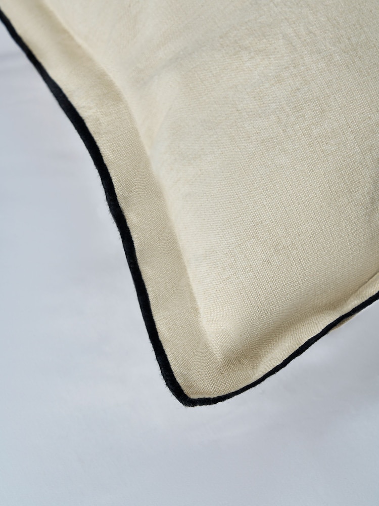 BHS Cream Pierre Cushion - Image 2 of 4