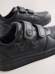 Schwarz - Pokemon 2 Strap Touch Fastening School Shoes - Bild 4 von 6