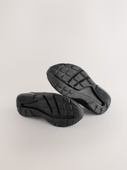 Black Standard Fit (F) Minecraft Elastic Lace School Trainers - Image 3 of 5