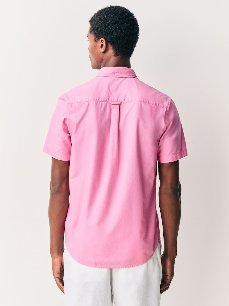 Rose - Chemise Oxford à manches courtes 100% coton - Image 3 of 4