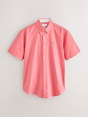 Pink - Oxford-Kurzarmhemd aus 100 % Baumwolle - Bild 5 von 7