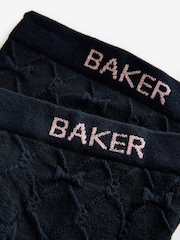 Mornarica - Baker by Ted Baker hlačne nogavice 2 Komplet - Slika 4 iz 5