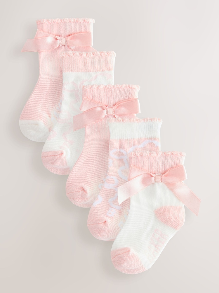 Baker by Ted Baker Girls Socks 5 Pack - Image 1 of 8