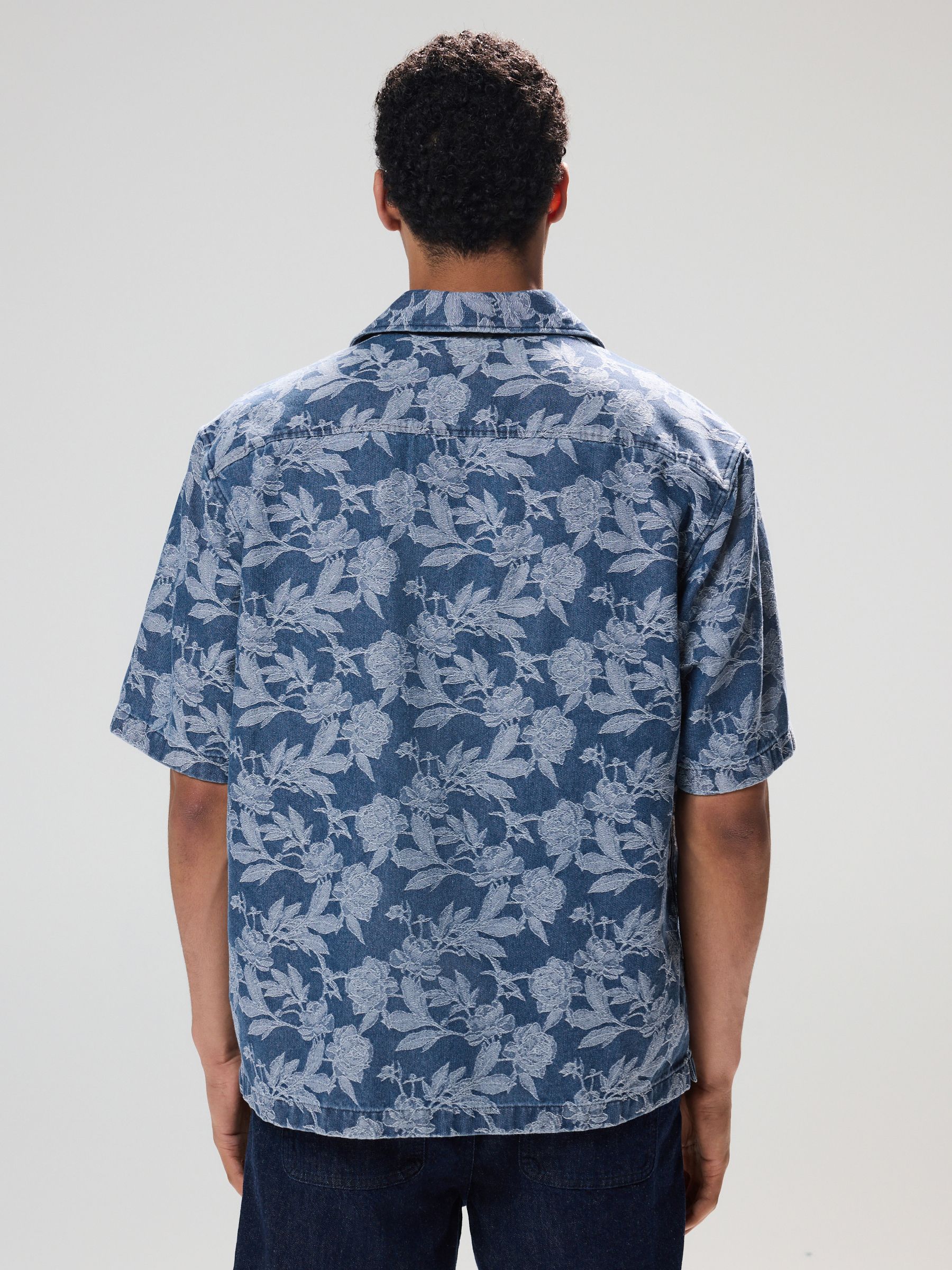 6（ロク）の「＜6(ROKU)＞SUKE CUT JACQUARD SHORT SLEEVE SHIRT