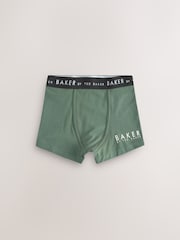 Grün Mehrfarbig - Baker by Ted Baker Boys Boxers 5 Pack - Bild 3 von 9