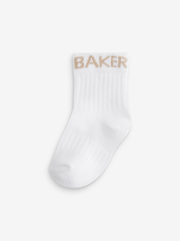 Baker by Ted Baker Baby Socks 5 Pack - Image 3 of 8