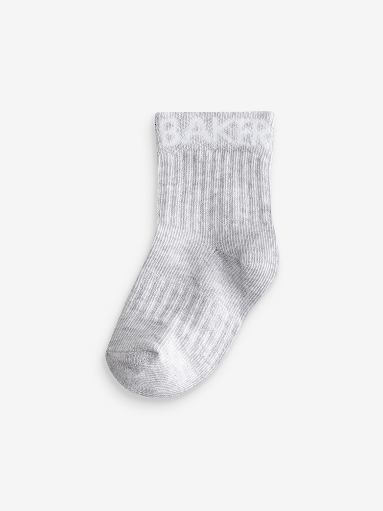 Baker by Ted Baker Baby Socks 5 Pack - Image 4 of 8