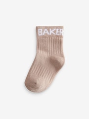 Baker by Ted Baker Baby Socks 5 Pack - Image 6 of 8