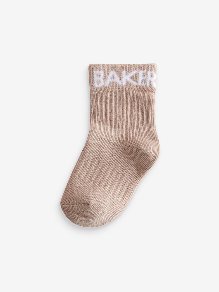 Baker by Ted Baker Baby Socks 5 Pack - Image 6 of 8