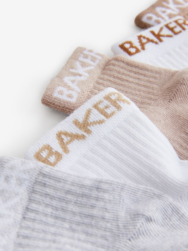 Baker by Ted Baker Baby Socks 5 Pack - Image 7 of 8