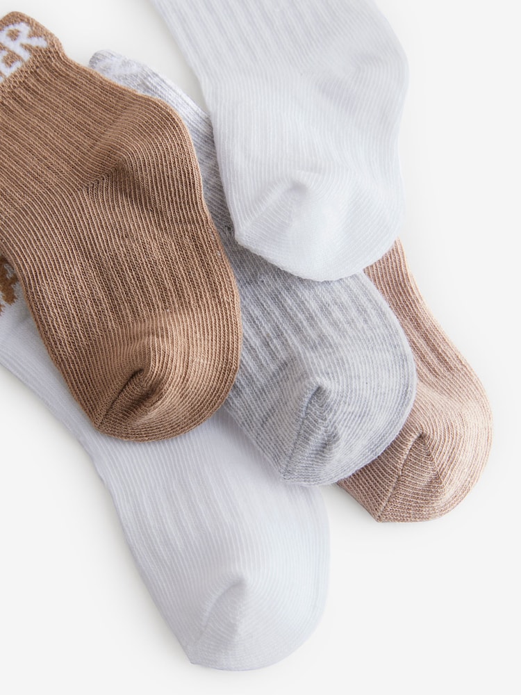 Baker by Ted Baker Baby Socks 5 Pack - Image 8 of 8