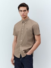 Stone Natural Stretch Oxford Short Sleeve Shirt - Image 3 of 8
